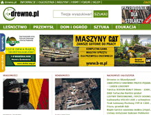 Tablet Screenshot of drewno.pl